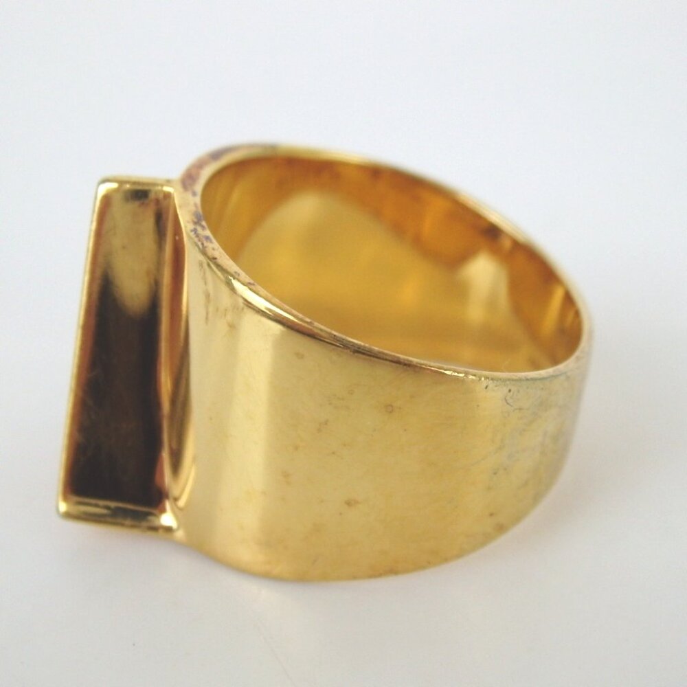 Authentic Chloe Initial Ring A Ring Metal[Used] - image 3